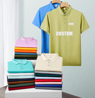 Custom Business Voor Shirt Turn-Down Kraag Korte Mouw Logo Bedrukt Corporate Reclame Cultureel Shirt Geborduurde Groep