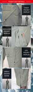 Зеленый летный костюм nomex шалфей - Product Image 4