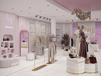 Muebles de Exhibición de Madera Plegables y Giratorios Personalizados para Decoración de Interiores de Tiendas de Ropa y Decoración de Tiendas de Prendas de Vestir