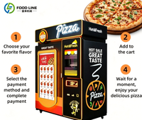Distributeur automatique de pizzas, distributeur automatique de plats chauds, machine à pizzas commerciale