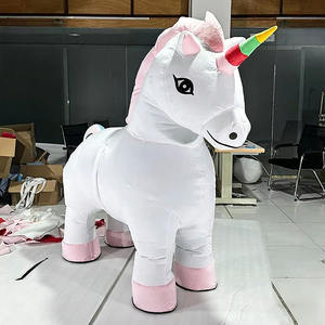 Disfraz Inflable <span class=keywords><strong>de</strong></span> Caballo <span class=keywords><strong>de</strong></span> 2M/2.6m con Certificación CE para Adultos - Disfraz Unisex para Fiestas, Promociones y Navidad - Product Image 2