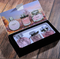 Boîte cadeau de parfum rigide en forme de livre de luxe avec fermeture magnétique, doublure en satin, personnalisable, emballage de 30 ml pour femmes