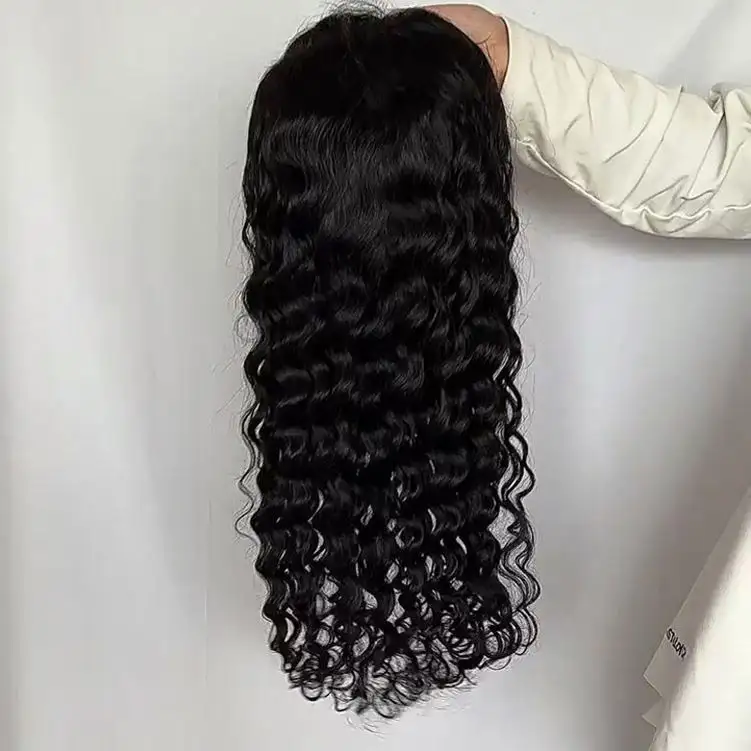 2023 Wholesale cheap full lace wig human unprocessed hair wig loose wave 20 inch human hair wig for women