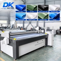 Máquina de Corte de Tela Automática Industrial, Cortadora Digital con Cuchilla para PVC, PU, Láminas de Goma, Telas No Tejidas y Telas Filtrantes