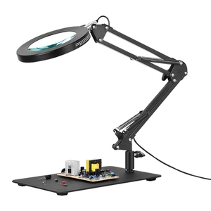 OKYN-Y0013 Kính Lúp Đèn với linh hoạt cổ ngỗng và Dimmable LED cho thiết bị điện tử sửa chữa và watchmaking công cụ - Product Image 2
