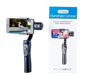 Téléphone portable professionnel Selfie Stick télécommande P01 suivi du visage TikTok <span class=keywords><strong>stabilisateur</strong></span> d'action cardan réglable - Product Image 1