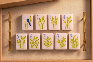 Fichas de Mahjong de Acrílico Duradero de Lujo The Botanical Line Paris Pink 2.0 - Product Image 6