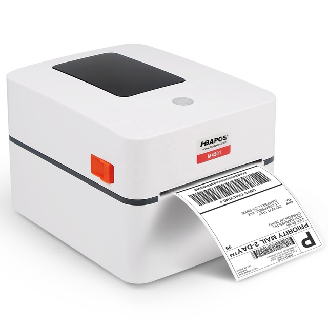 HBAPOS High Speed 4x6" Thermal Label Printer for 20-110mm Width Shipping Sticker Barcode Printer Machine