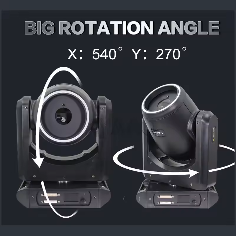 Dj Disco 2W RGB Laser Beam Moving Head Light Club Animation Laser Stage Lighting