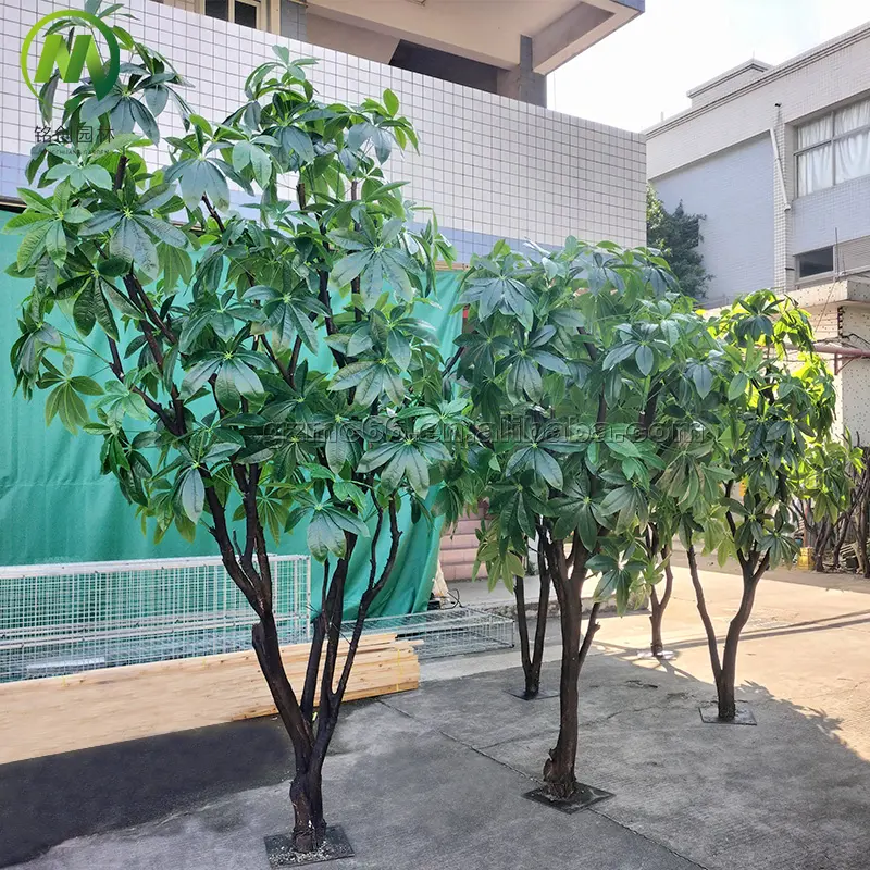 Albero artificiale mai verde Pachira artificiale Macrocarpa albero finto albero per il paesaggio del giardino
