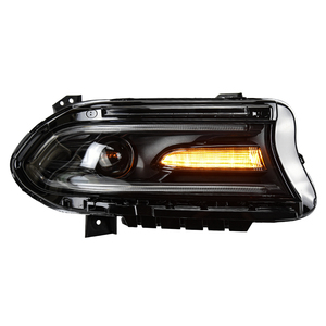 KGKB pour <span class=keywords><strong>Dodge</strong></span> <span class=keywords><strong>Charger</strong></span> 2015-2019, ensemble de remplacement de phares automatiques, lampes avant de voiture, accessoires de lumière dynamique LED de haute qualité - Product Image 1