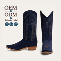 Bottes de cowboy en daim souple de haute qualité CHENO pour femmes, mode quotidienne, respirantes, confortables et élégantes