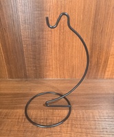 Support de présentation suspendu en métal, porte-boule en verre, support décoratif, support d'ornement de bureau pour la décoration intérieure du bureau