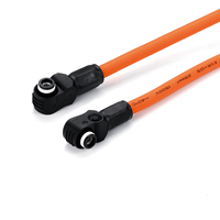Câble haute tension Amphenol 1500V Orange EVR-125 avec joint blanc pour câble de chargeur de batterie EV