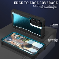 GSCASE 2024 Usine Moins Cher Prix 3-en-1 Mobile Phone Case Thick TPU Rubber Shockproof Full-Body Cover Pour Samsung S24