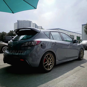 สปอยเลอร์คาร์บอนไฟเบอร์แท้สำหรับรถมาสด้า 3 แฮทช์แบค ปี 2011-2015  สำหรับติดตั้งที่กระจกหลัง  พร้อมครีบกลางท้ายรถ  อุปกรณ์ตกแต่งรถยนต์ - Product Image 5
