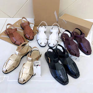 Sandali piatti a T da donna <span class=keywords><strong>Z</strong></span>, prezzo di fabbrica, nuovo stile, tinta unita, versatili, con plateau, per esterni - Product Image 1