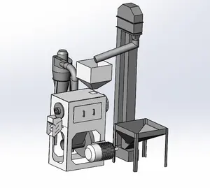 Máquina peladora de granos de alta capacidad, deshuesar moong negro sin división, descascarilla para planta dal mill