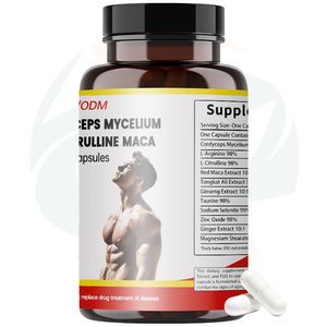 Capsule di Micelio di Cordyceps di Alta Qualità, Integratore Alimentare Maschile con <span class=keywords><strong>Maca</strong></span>, Arginina e Citrullina, Prodotto da Fabbrica di Erbe Cinesi - Product Image 3