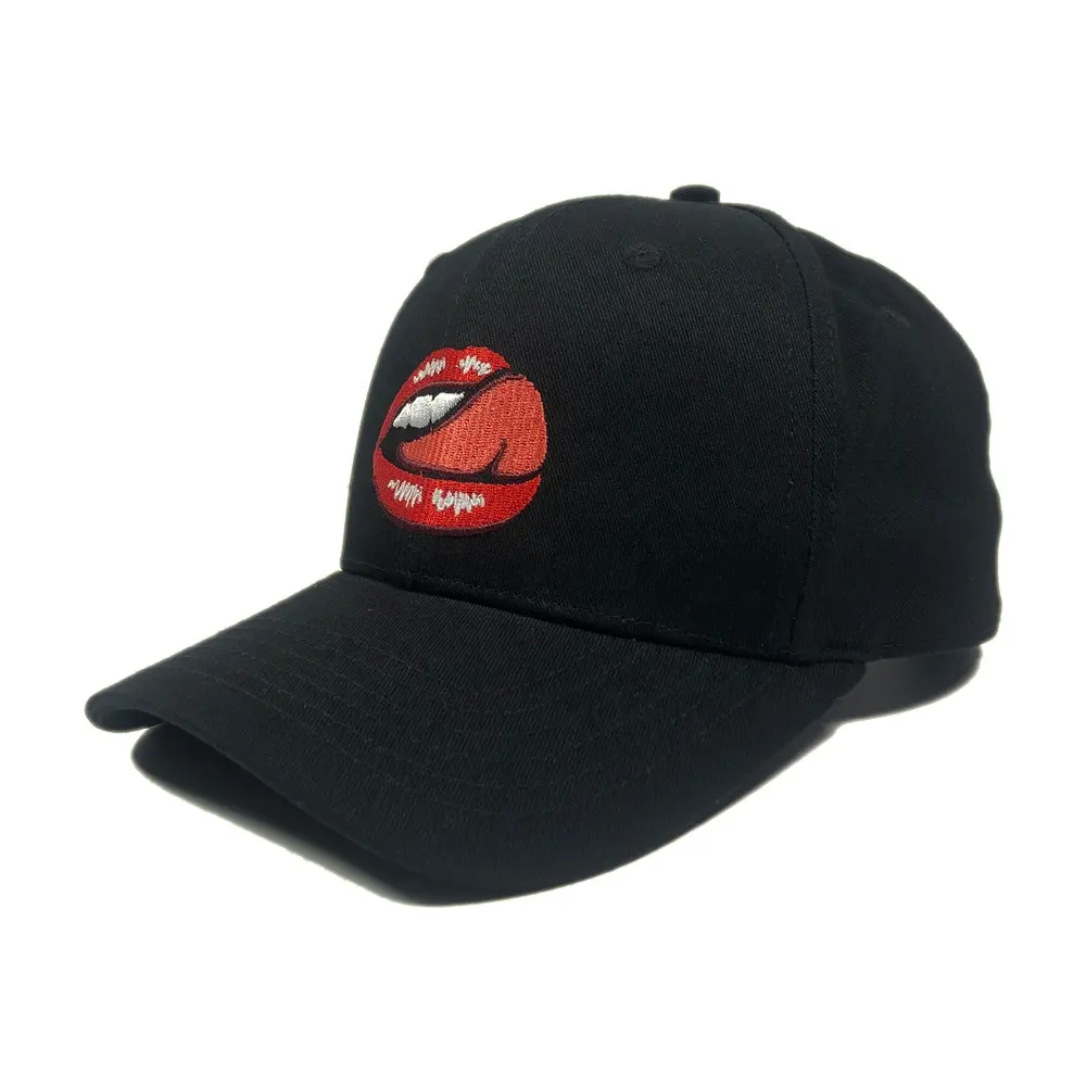 OEM fashion black adjustable comfortable men sport hats embroidery logo custom designer baseball cap