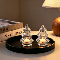 Porte-bougie en verre transparent avec bordure dorée de luxe pour la fabrication de bougies aromatiques et personnalisées, décoration d'intérieur