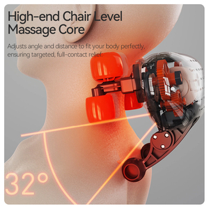 Coussin de massage portable Shiatsu chauffant intelligent électronique pour le dos, les épaules, la taille, le cou, la tête et le corps - Product Image 4