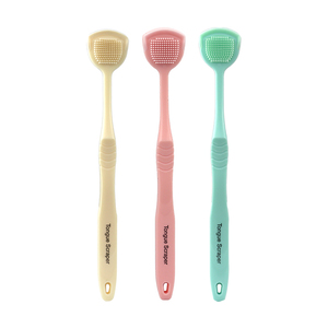 Raschietto per linguetta in Silicone e plastica raschiatore per Lingua raschietto per linguetta con pennello Blister-cartoncino - Product Image 2