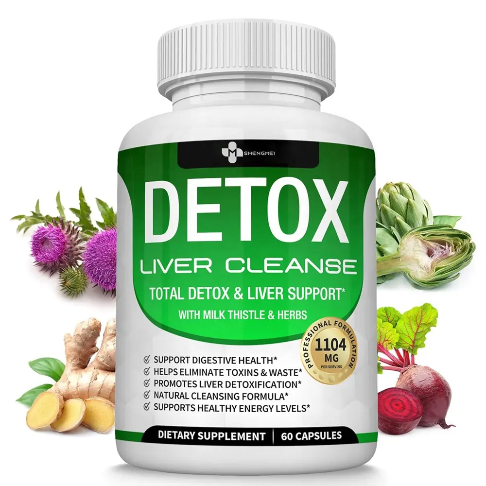 Excellent quality liver cleanse detox herbal live capsules slimming capsules detox pills liver support supplements