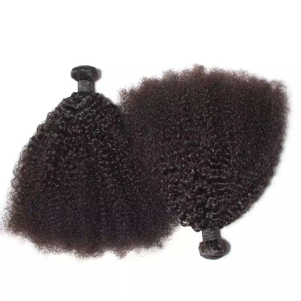 Cheap Latest Mongolian Afro Kinky Curly Human Hair Weaving Extensions for Braiding Hair Weaves and Braids for Braided Wigs