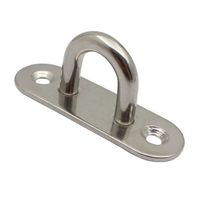 Plaques oblongues en acier inoxydable 304/316 de 5mm/6mm/8mm pour agrafes de voile d'ombrage robustes