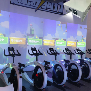 Système de jeu de projection interactif pour vélo de fitness intelligent, idéal pour les centres de fitness parent-enfant HC-CJQX - Product Image 2