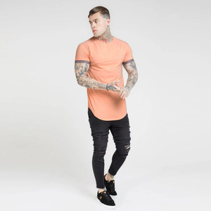 Streetwear Men's Short Sleeve <b>T</b>-Shirt 100% Cotton Spandex 200GSM Breathable Anti-Wrinkle Eco-Friendly Summer Casual Tee Custom - Product Image 5