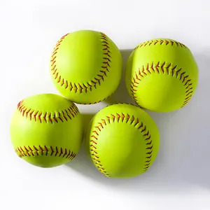 Großhandel hochwertiger günstiger Preis individuelles Logo Softball Übungsbälle Wurfbälle Schlagen Training Softball