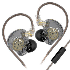 Audífonos Intraurales <span class=keywords><strong>de</strong></span> Aviación <span class=keywords><strong>KZ</strong></span>-EDX Lite Dinámicos HiFi con Bajos y Micrófono, Auriculares con Cable para Juegos - Product Image 1