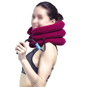 Instrumen traksi tulang belakang serviks pneumatik lapisan tiga tarik leher tiup untuk menebal bantal tulang belakang tengkuk - Product Image 4