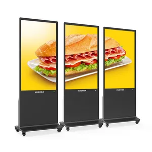 32 43 50 55 65 Inch Custom Floor Standing Android Video Floor Stand Indoor Lcd Digital Signage Player Kiosk