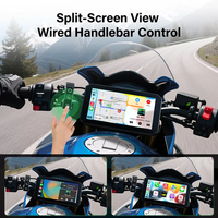 Aoocci BX Vente en gros Caméra DVR pour moto 5,5 pouces avec détection d'angle mort et caméra avant/arrière 1080P pour la conduite à moto