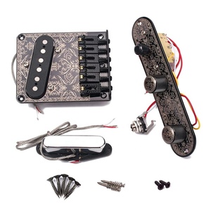 Tùy chỉnh cửa hàng TELECASTER Pickup và cầu và kiểm soát dòng Set TE Le tone tay vết thương gma09 Guitar phụ kiện - Product Image 3