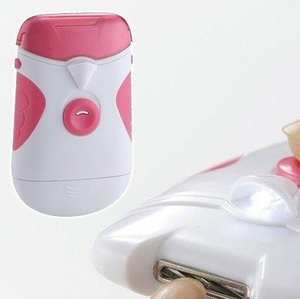 Lima eléctrica con luz, funciona con pilas AA, inalámbrica, para los pies, <span class=keywords><strong>presbicia</strong></span>, cuidado de las uñas, lavable - Product Image 6