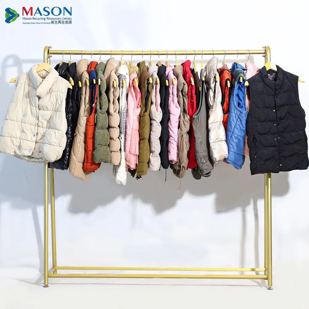 Fashion Premium Vest Mixed gende used clothes bales free shipping korea thrift second hand clothes used clothing in bales