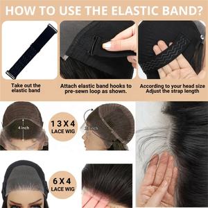 Pelucas rizadas naturales de pelo doble dibujado13x4 Pre-Everything Lace Frontal Black to Caramel Blonde Ombre Loose Wave Peluca de cabello humano - Product Image 5