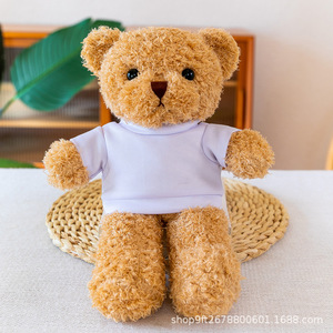 Offre Spéciale mignon 30CM ours en <span class=keywords><strong>peluche</strong></span> en <span class=keywords><strong>peluche</strong></span> doux <span class=keywords><strong>tissu</strong></span> de coton rembourré avec remplissage PP excellent cadeau d'anniversaire ou accessoire pour enfants - Product Image 5