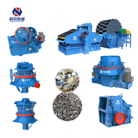 Ligne de production de machine de meulage et de concassage de pierre concassée par impact Usine de concassage de minerai de fer à vendre