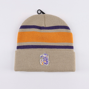 BSCI Factory Sombreros de invierno Unisex Acrílico Pullover Warm Cuff Beanie Custom Printed Logo Knit Beanie Cap Jacquard Beanie Hat - Product Image 5