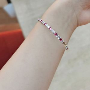 Exquisite Jewelry Eco-friendly <b>Copper</b> Multicolor Zircon Fine Cuff <b>Bangles</b> for Premium Refined Everyday Elegant - Product Image 6