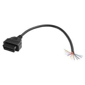Câble OBD2 16 broches femelle vers fils ouverts pour diagnostic automobile et câblage personnalisé - Product Image 2