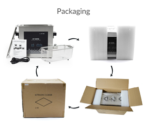 Limpiador ultrasónico de joyas GT, máquina de limpieza <span class=keywords><strong>Dental</strong></span>, limpiador ultrasónico 6L con válvula de drenaje - Product Image 5