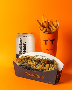 Caja de Papel para Sushi y Tacos, Moderna y Ecológica, para Llevar, Bandeja Desechable para Comida para Llevar - Product Image 1