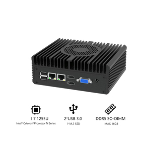 PC Industrial Integrado Intel Core <span class=keywords><strong>I7</strong></span>-1255U, 1*SO-DIMM DDR4, 4*USB3.0, 4*USB2.0, 2*Puertos COM, Windows 10/Linux, 2*LAN, WiFi, 1*M.2 SATA SSD - Product Image 1