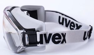 透明な PC メガネ & グレーの安全ゴーグル 曇り止め & 傷防止フェイスシールド 2000 年以降、紫外線から目を保護 - Product Image 4